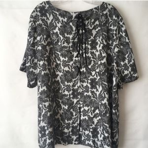 Lane Bryant Floral Print Blouse